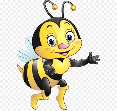 мультфильм пчела, пчела, животное png | PNGEgg