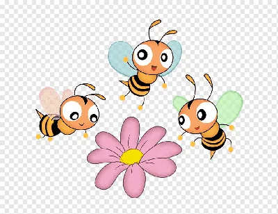 Мультфильм Милый Набор Пчел — стоковая векторная графика и другие  изображения на тему Пчела - Пчела, Логотип, Милый - iStock