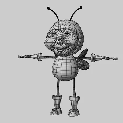 Персонаж мультфильма \"Пчела\" Векторное изображение ©HitToon 61108339