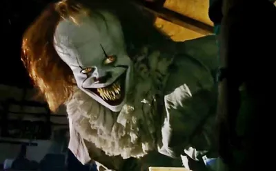 Купить картину-постер \"Ужасающая улыбка клоуна-убийцы Пеннивайза  (Pennywise) – героя фильма ужасов \"Оно\" (It)\" с доставкой недорого |  Интернет-магазин \"АртПостер\"