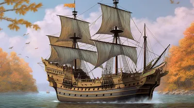 Пиратский корабль on Craiyon