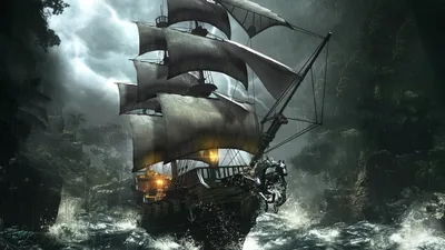 Фото Разбитые пиратские корабли