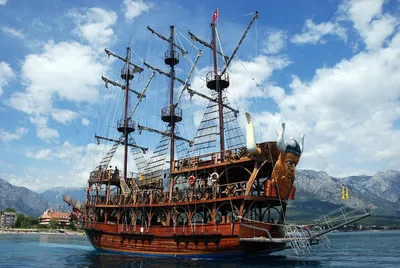 Пиратский Корабль (Pirate Ship) | Раскраски для детей: 26 разукрашек |  Раскраски, Пиратские корабли, Рисунок корабля