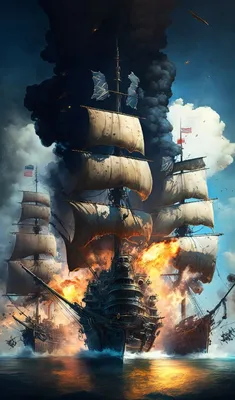 Скрытые пиратские корабли, пришвартованные к берегу на берегу Стоковое  Изображение - изображение насчитывающей коммерчески, контейнер: 165092737