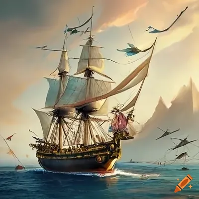 Знаменитые пиратские корабли. Стид Боннет “Месть“ | Сергей Marfoed | Дзен