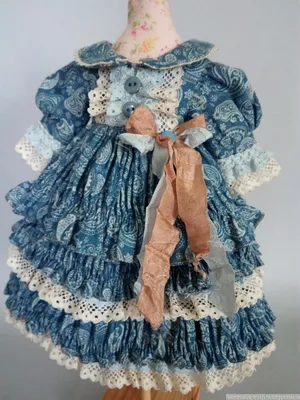 Платье для куклы в стиле шебби шик – купить в интернет-магазине  HobbyPortal.ru с доставкой