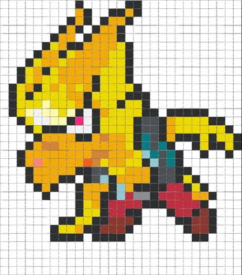 Лу Бравл Старс Как рисовать по клеточкам Простые рисунки Lou Brawl Stars  How to Draw Pixel Art - YouTube