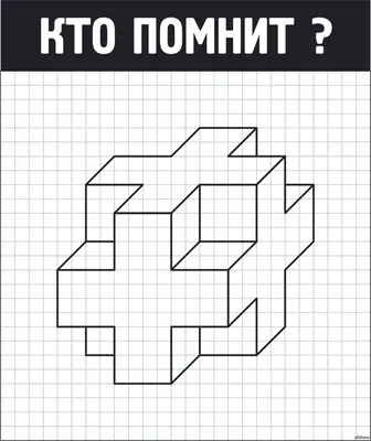 Рисунки по клеточкам «В тетради»