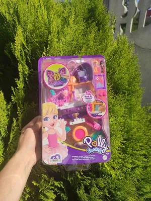 Набор Полли Покет Мини Сад (Polly Pocket World Lil 'Ladybug Garden Compact)  - купить недорого в интернет-магазине игрушек Super01