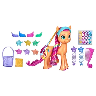 Игрушка My Little Pony Пони фильм Радужные волосы Санни F17945L0 купить по  цене 9190 ₸ в интернет-магазине Детский мир