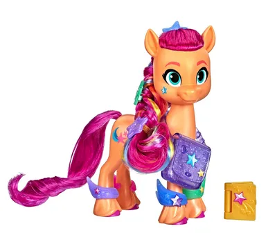 Купить hasbro My Little Pony Пони фильм Радужные Волосы Санни F17945L0,  цены на Мегамаркет