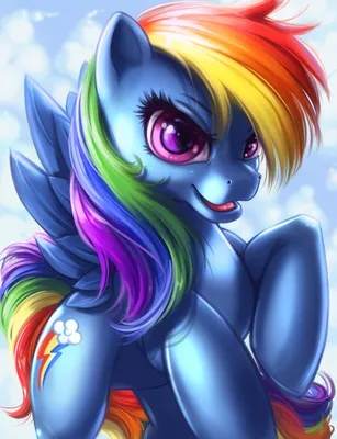 Rainbow Dash by Namele7 | Радуга дэш, Радуга, Пони