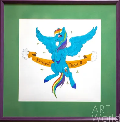 Пони Радуга Деш (Pony Rainbow Dash) 50x50 EB150803 купить в Москве