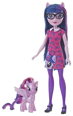 Купить кукла \"Эквестрия Герлз\" с пони - Сквозь зеркало: Твайлайт Спаркл  Hasbro, цены на Мегамаркет
