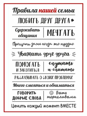 Постер (плакат), картина Правила дома и семьи для Папы (ID#123018474),  цена: 16 руб., купить на Deal.by