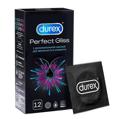 Презервативы Durex Perfect Gliss из натурального латекса, презерватив, 12  шт. купить по цене от 820 руб в Санкт-Петербурге, заказать с доставкой в  аптеку, инструкция по применению, отзывы, аналоги, Reckitt Benckiser