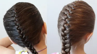 Roza. on Instagram: “#прическиИзКос . Плетение косы колосок с хвостиками  💗” | Плетение кос, Косы, Хвостики