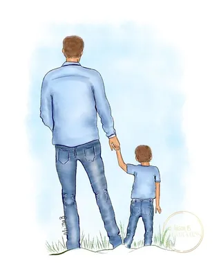 3d иллюстрация отца обнимающего сына, папа и сын, отец и ребенок, отец сын  фон картинки и Фото для бесплатной загрузки