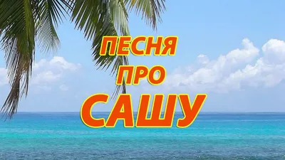 Песня про Сашу - YouTube