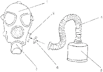 Рисунок противогаза - 71 фото