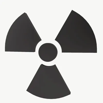 Рисунок знак радиации - 57 фото