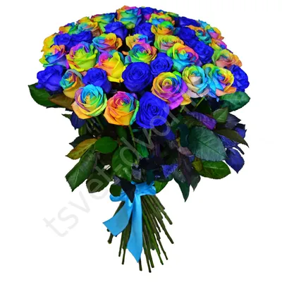 Радужные розы купить в Москве по выгодной цене c бесплатной доставкой ✿  Интернет-магазин Bella Roza