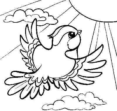 Раскраски Раскраска перелетные птицы раскраска Птицы, Раскраска Птицы.