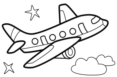 Раскраски Раскраска Заяц на самолете самолеты, Раскраски самолеты.
