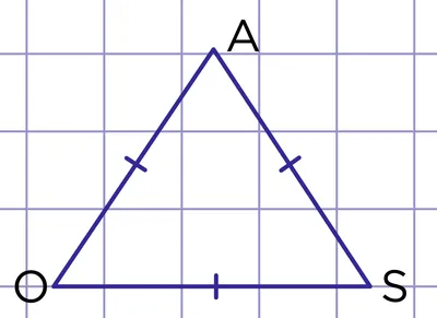 Находить сторона основания равнобедренного треугольника Иллюстрация штока -  иллюстрации насчитывающей элемент, красно: 95974598