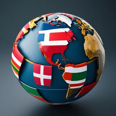 Флаги разных стран мира иллюстрация штока. иллюстрации насчитывающей  германия - 171911236