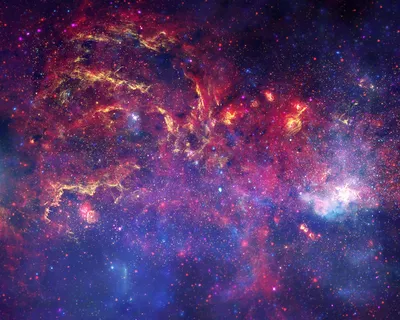 Скачать обои космос, обои, звезды, туманность, картинка разрешение 1280x1024  #7258