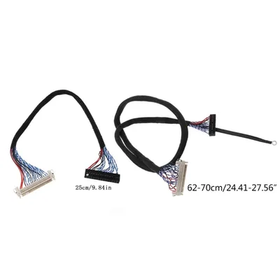Качественный материал провода. Кабель LVDS подходит для ЖК-панелей 17 и 19  дюймов с разрешением 1280x1024. | AliExpress