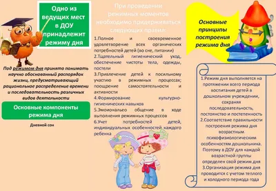 Картинки режим дня для детей дошкольного возраста (50 фото) » Юмор, позитив  и много смешных картинок