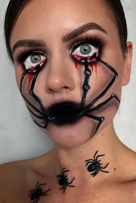 Как раскрасить лицо на Хэллоуин: идеи с фото
