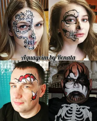 Рисунки на лице для фото в инстаграм, или фейс-арт напоказ