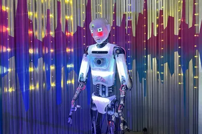 Набор Симпатичных Роботов Искусственного Интеллекта — стоковые фотографии и  другие картинки Робот - iStock