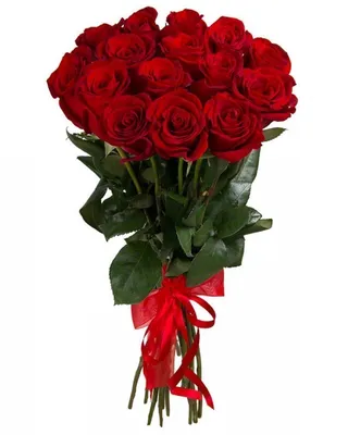 Delivery of a bouquet of red roses