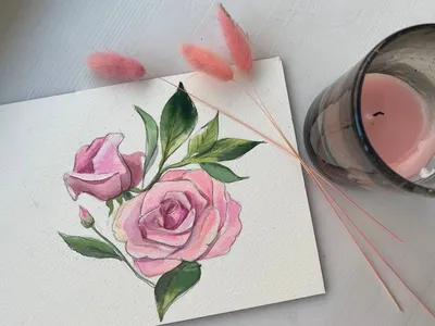 Как нарисовать розу легко — Пошаговые уроки рисования