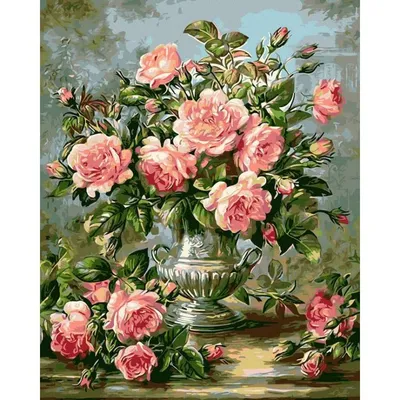 Купить Розы в вазе с LED-подсветкой по выгодной цене в интернет-магазине  OZON.ru (208037847)