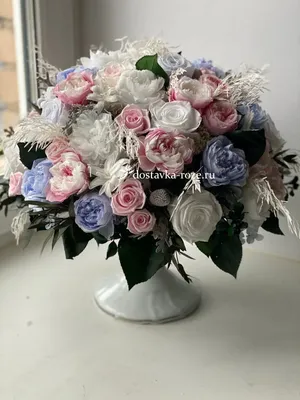 Белые розы в вазе - 73 фото