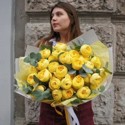 Элитные желтые розы: цена, заказать с доставкой по Топках в  интернет-магазине Cyber Flora®