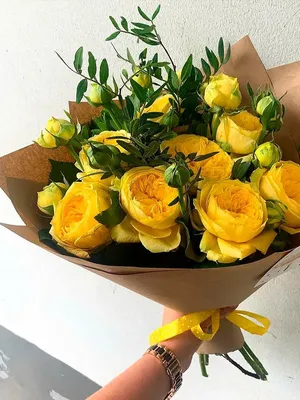 Желтые розы 11 шт. в магазине цветов Баку