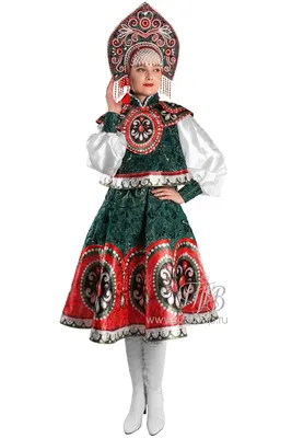 Женский русский народный костюм, сарафан коротена - купить за 72000 руб:  недорогие русские народные костюмы в СПб