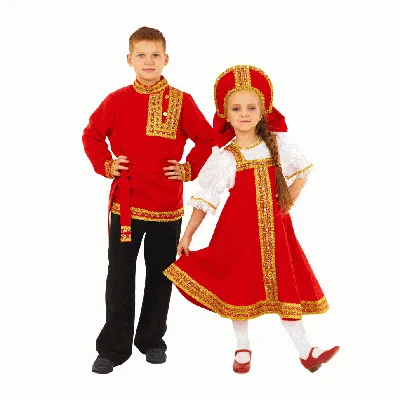 Купить \"василиса с кокошником\" русский народный костюм детский по цене 3  500 ₽ в Москве