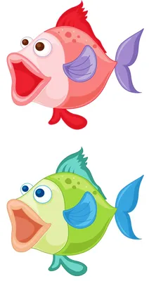 Картинки рыбки мультяшные фото