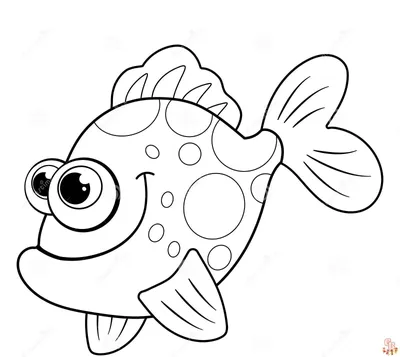 Векторная иллюстрация мультяшных милых золотых рыбок | Fish drawings,  Cartoon fish, Cartoon clip art