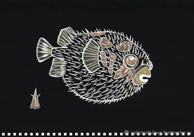 Рыба фугу» — создано в Шедевруме