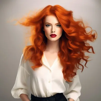 Рыжие волосы (с челкой волосы) - купить в Киеве | Tufishop.com.ua