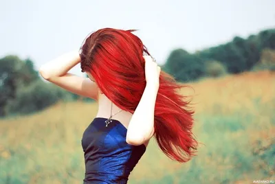 Рыжая девушка с закрытым волосами лицом - картинки, авы, аватары | Прически  с красными волосами, Красота волос, Великолепные прически