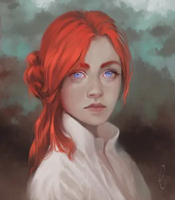 Мультяшный рисованной рыжие волосы девушки изображение_Фото номер  610824924_PSD Формат изображения_ru.lovepik.com